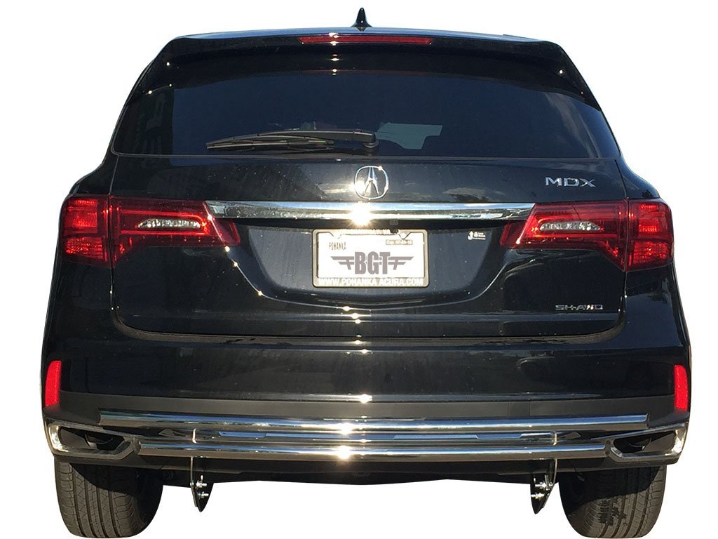 VGRBG-0777-0544SS Stainless Steel Double Layer Style Rear Bumper Guard