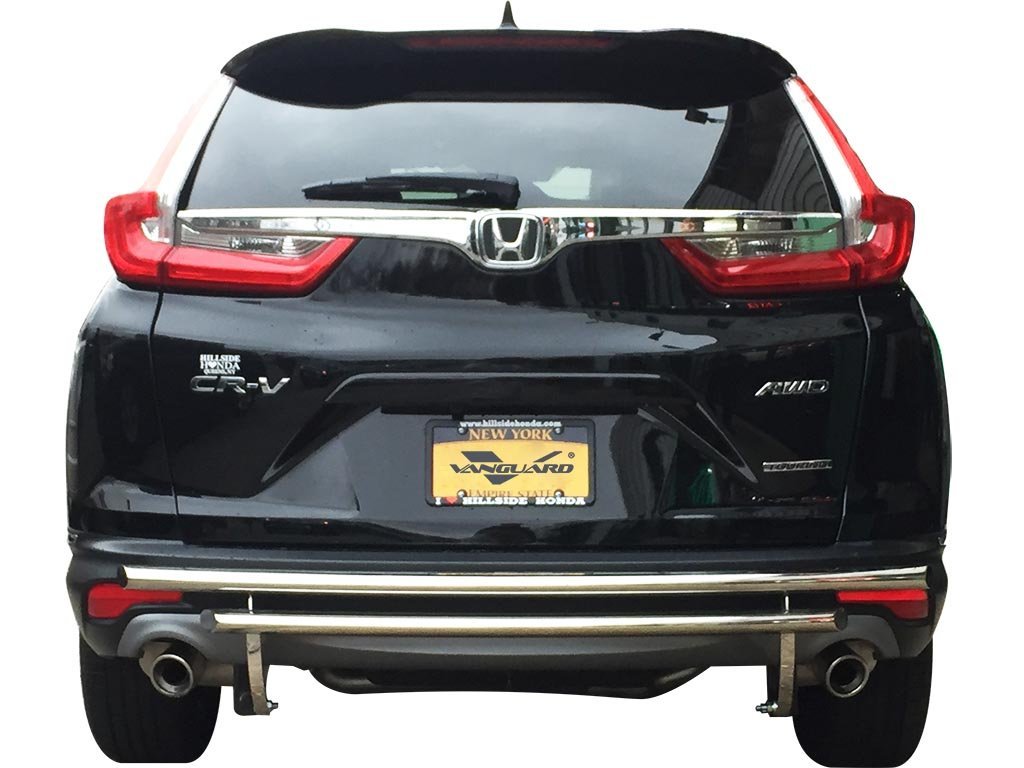 VGRBG-1018-1274SS Stainless Steel Double Layer Style Rear Bumper Guard