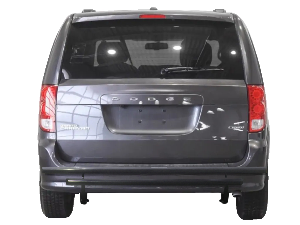 VGRBG-1761BK Black Double Layer Style Rear Bumper Guard