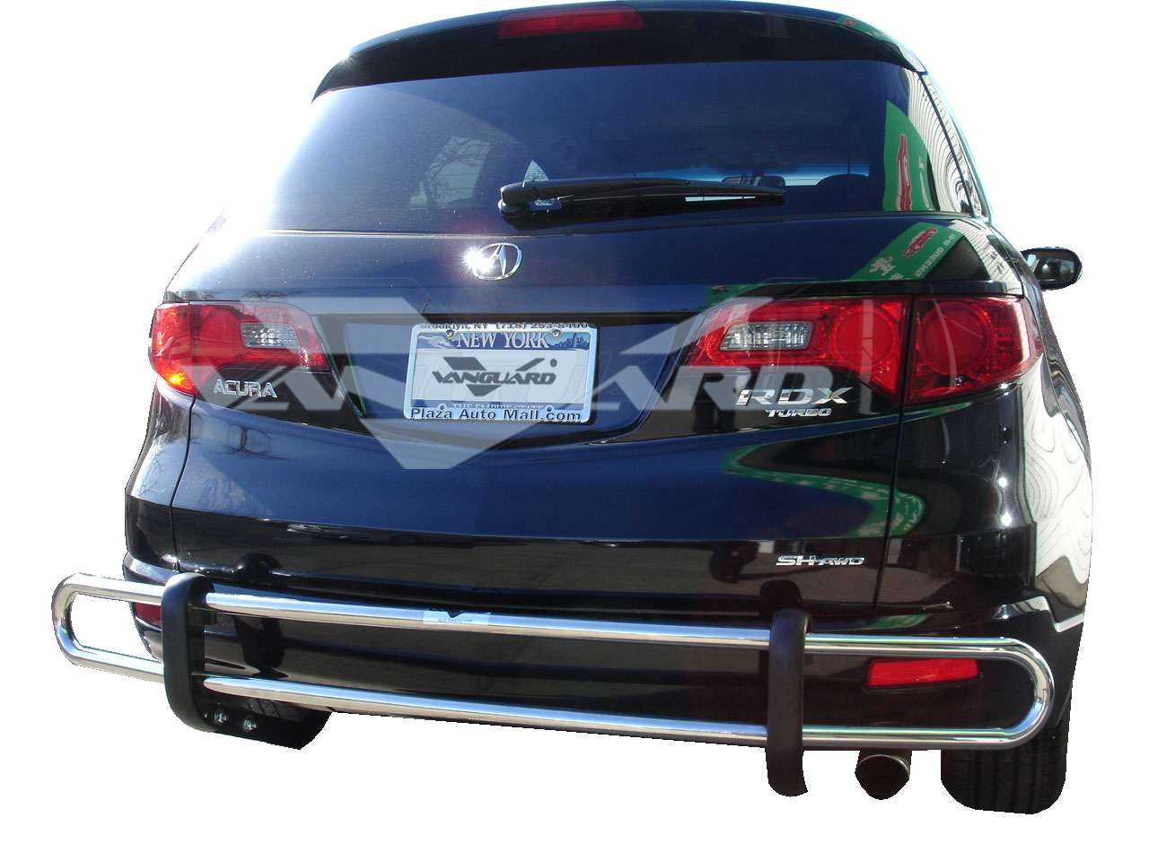VGRBG-0712-0237SS Stainless Steel Double Tube Style Rear Bumper Guard