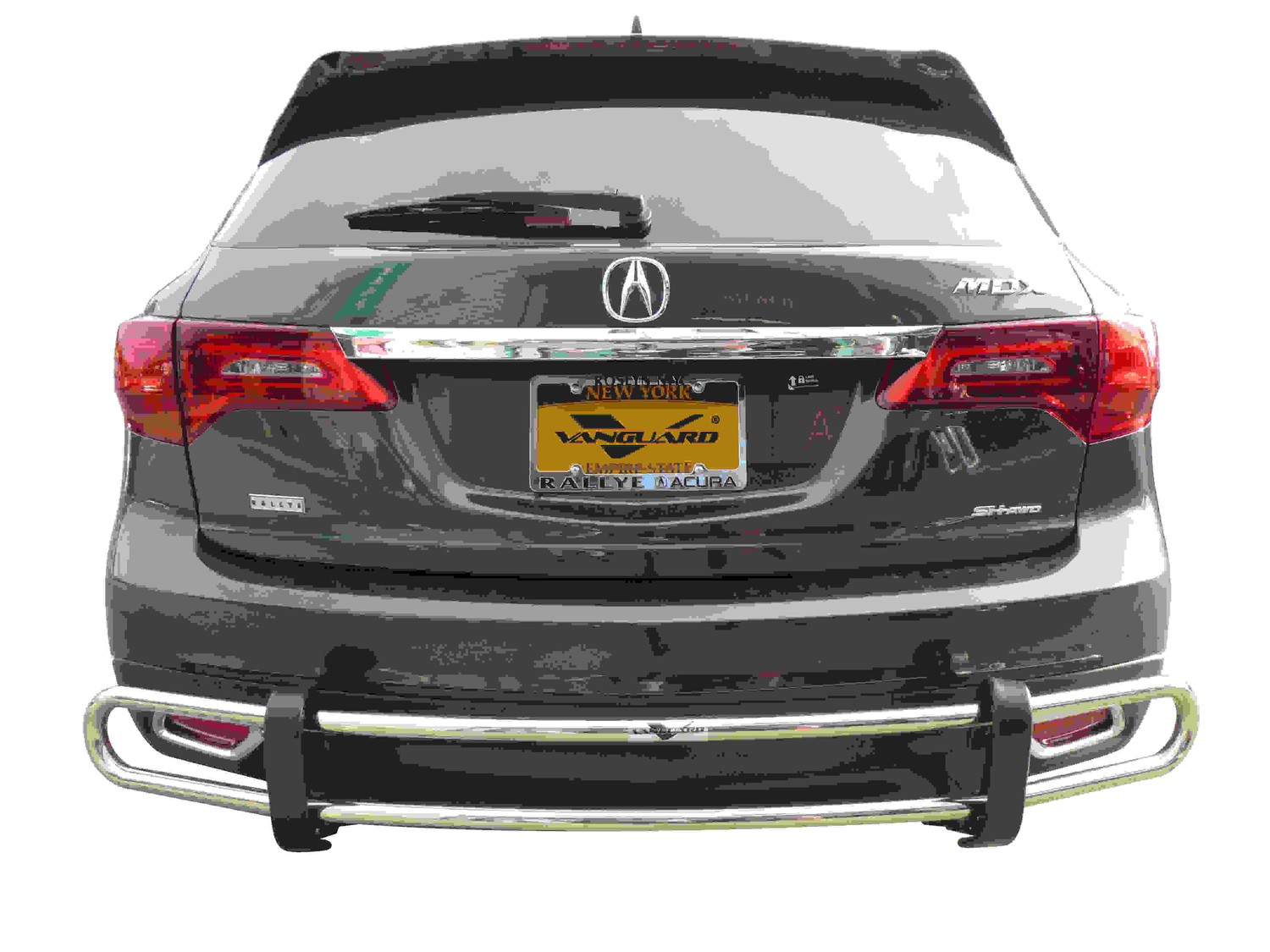VGRBG-0712-0725SS Stainless Steel Double Tube Style Rear Bumper Guard
