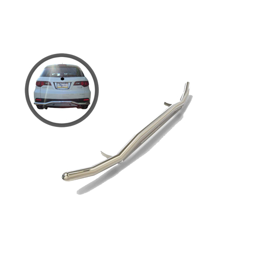 VGRBG-0713-0286SS Stainless Steel Single Tube Style Rear Bumper Guard