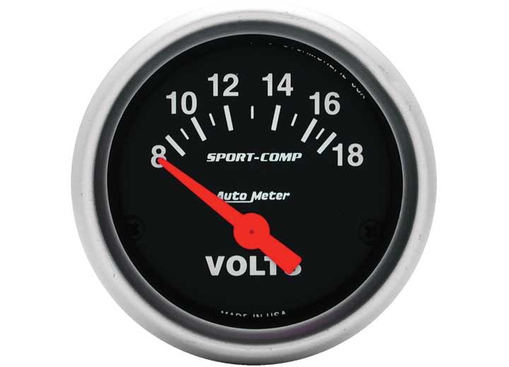 2IN VOLTMETER, 8-18 VOLTS SSE, SPORT-COMP