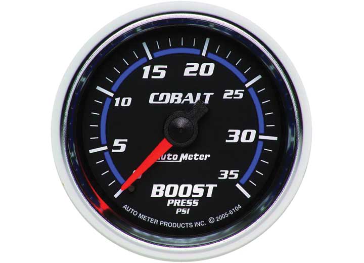 2-1/16IN BOOST, 0-35 PSI, MECH, COBALT