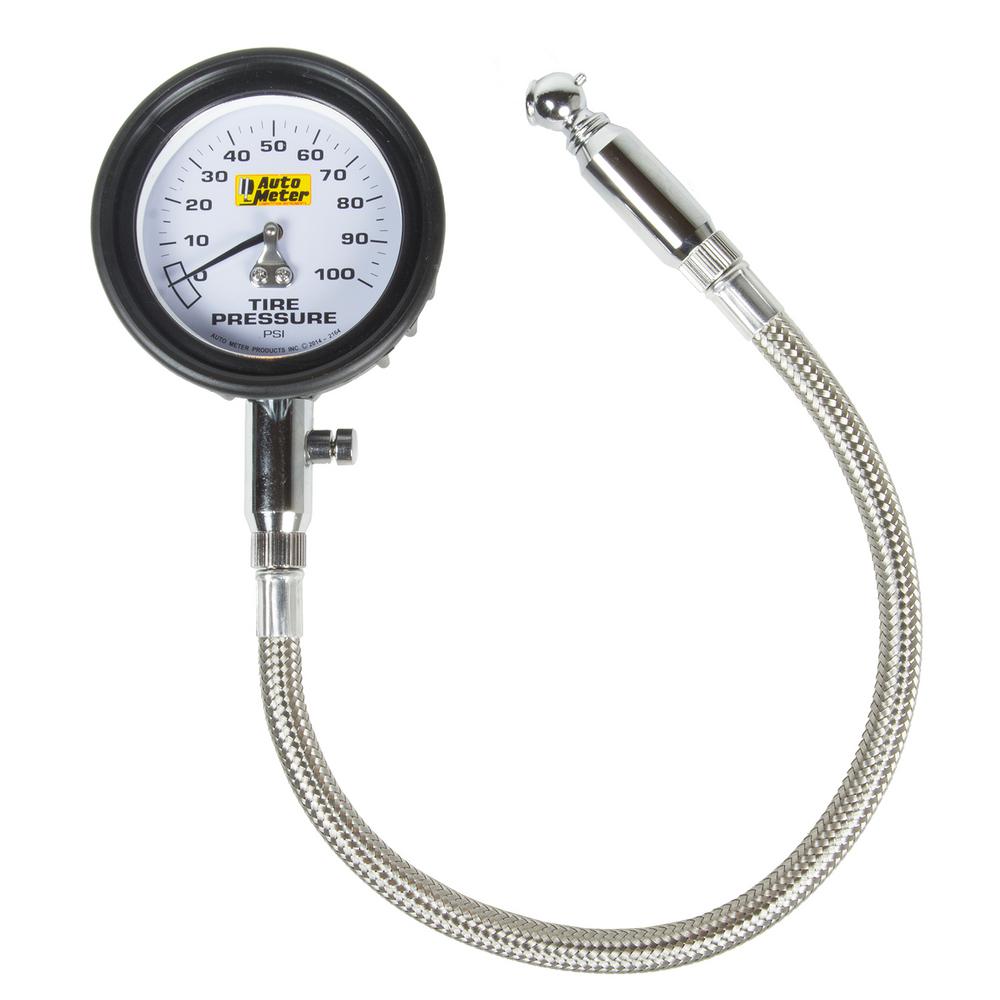 NASCAR LICENSED ANALOG TIRE PRESS GAUGE, 40 PSI