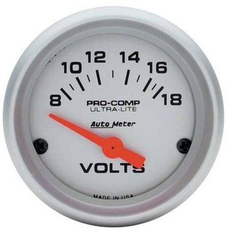 2IN VOLTMETER, 8-18 VOLTS SSE, ULTRA-LITE