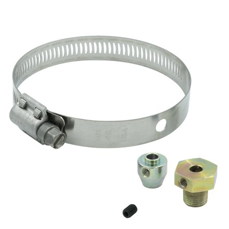 Fitting Kit,Thermocouple,1/8Npt Male W/ Set Screw & Band Clamp,Steel