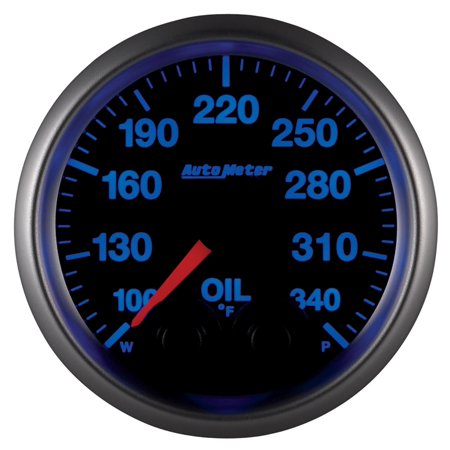 GAUGE OIL TEMP 2 1/16IN 340 DEG STEPPER MOTOR W/PEAK/WARN ELITE W/O PRO-CONTROL