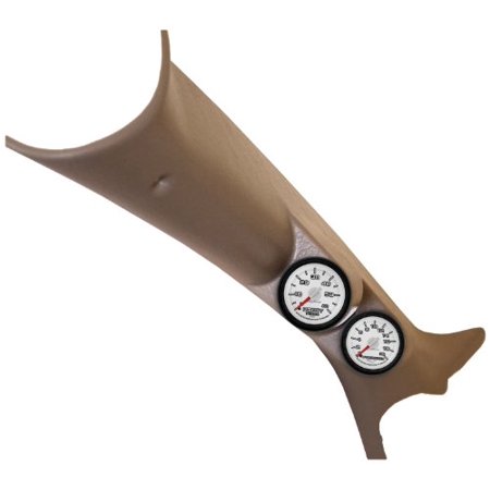 03-09 DODGE RAM DUAL FULL PILLAR TAUPE GAUGE KIT: BOOST, PYROMETER