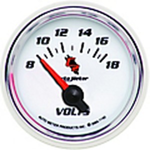 2-1/16IN VOLTMETER, 8-18V SSE, C2