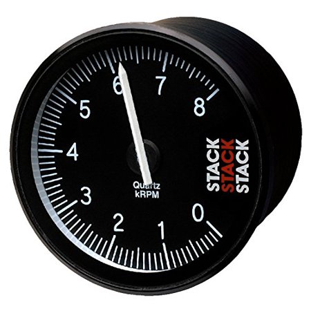 TACHOMETER, PROFESSIONAL, ACTION REPLAY, 80MM, BLK, 0-6-13K RPM