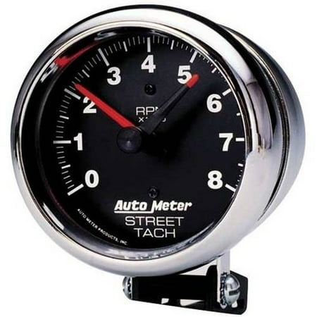 33/4IN TACH 8000 RPM STREET CHROME