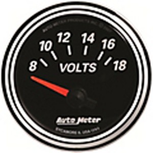 21/16IN VOLTMETER 818V SSE DESIGNER BLACK II