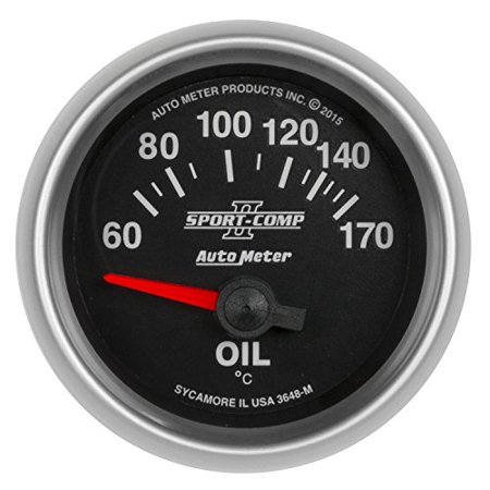 GAUGE OIL TEMP 2 1/16IN 60170 DEGREES F ELECTRIC SPORTCOMP II