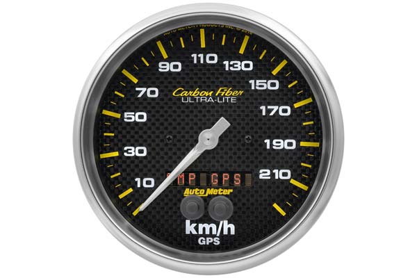 GAUGE SPEEDOMETER 5IN 225KM/H GPS CARBON FIBER