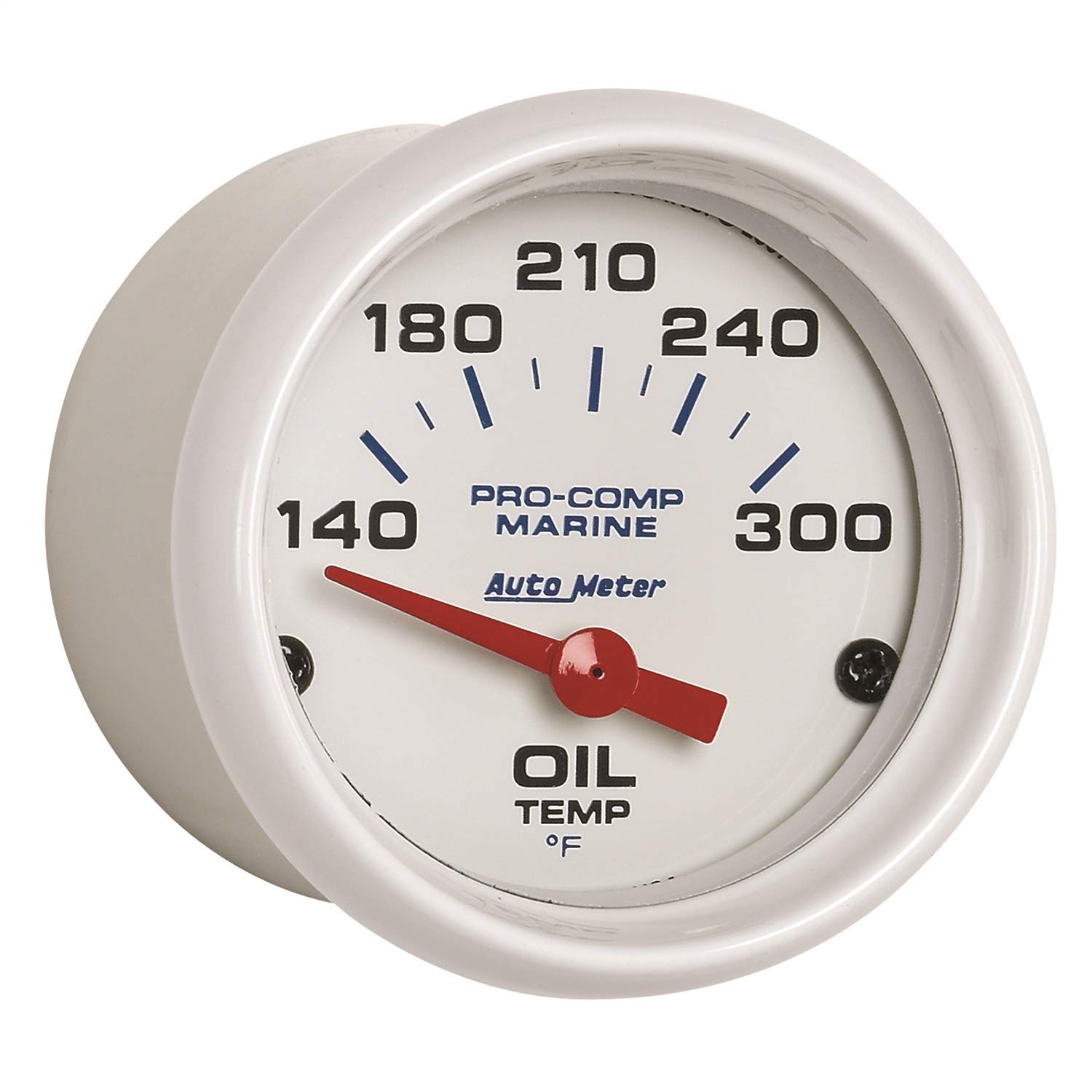 GAUGE OIL TEMP 2 1/16IN 140300DEGREEF ELECTRIC MARINE WHITE