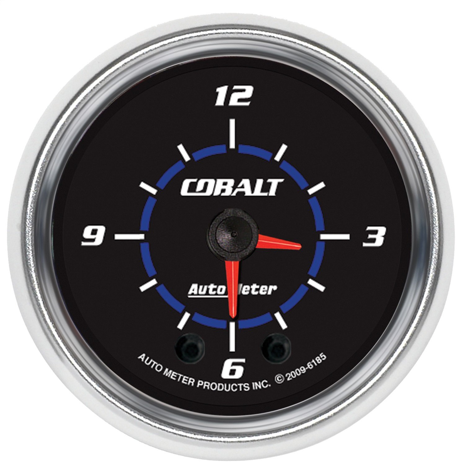 2IN CLOCK ILLUMINATED ANALOG COBALT