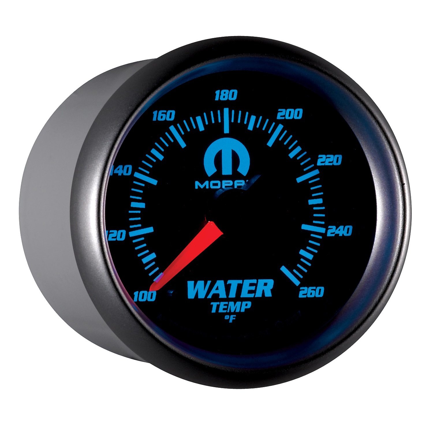 MOPAR 21/16IN FULL SWEEP ELECTRIC WATER TEMPERATURE   BLK DIAL