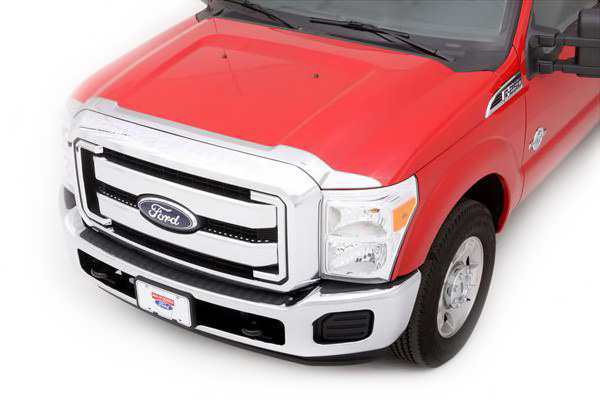 11-16 F250/F350 SUPER DUTY AEROSKIN HOODPROTECTOR-CHROME