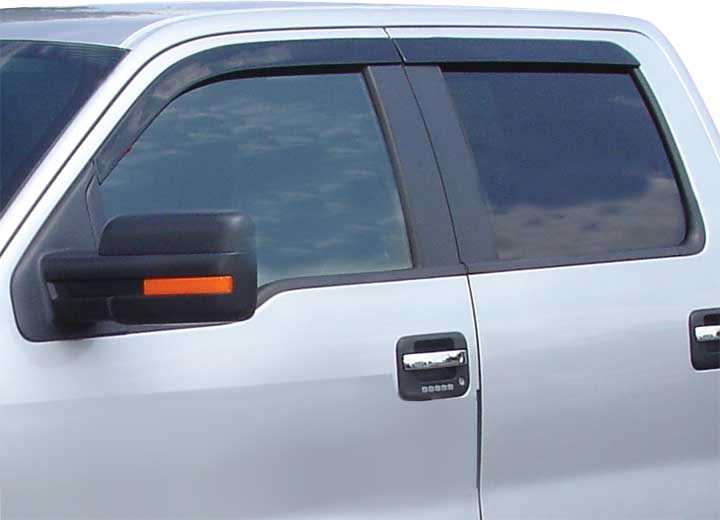 09-14 F150 SUPERCREW 4PC LOW PROFILE VENTVISOR-SMOKE