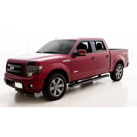 07-13 SIERRA 1500 EXTENDED CAB PICKUP MATTE FINISH COMBO KIT HOOD SHIELDS