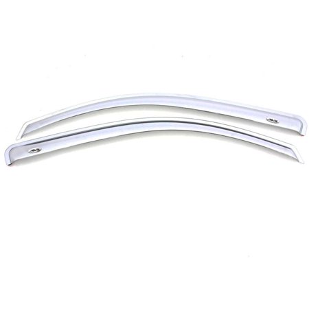 15-C F150/17-C F250/F350 SUPER DUTY STANDARD CAB CHROME VENTVISOR-2PC CHROME