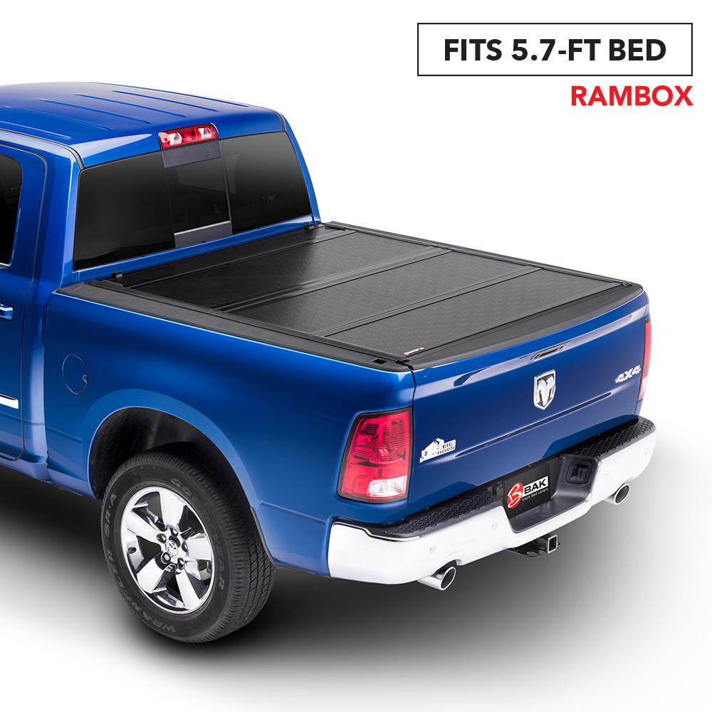 09-C RAM CREW CAB W/RAM BOX/TRACK SYSTEMW/O BLACK CARGO RAILS 5FT 7IN BAKFLIP G2 TONNEAU COVER