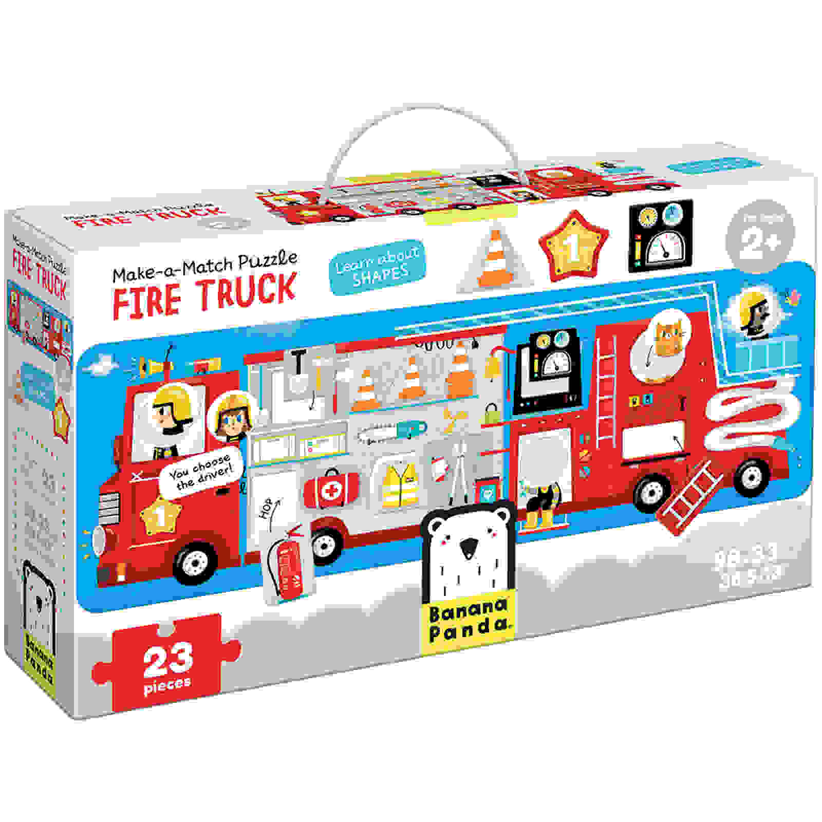 Make-a-Match Puzzle Fire Truck