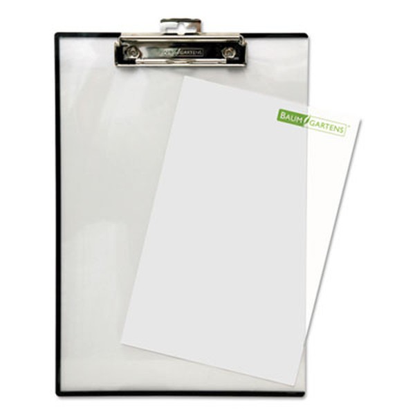 Unbreakable Quick Reference Clipboard with Dry Eraseable Transparent Protective Cover, Clear