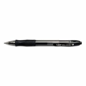 Gelocity Original Gel Retractable Roller Ball Pen, 0.7 mm, Black