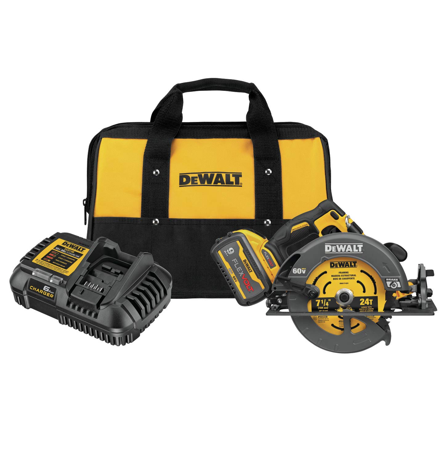 DCS578X1 60V Circular Saw Kit