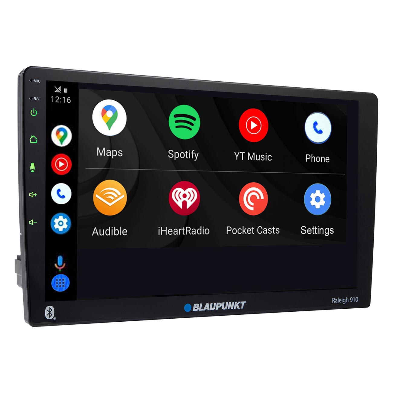 Blaupunkt 10.1Gǥ Single DIN Mechless Receiver with Wireless Apple CarPlay / Android Auto & Bluetooth