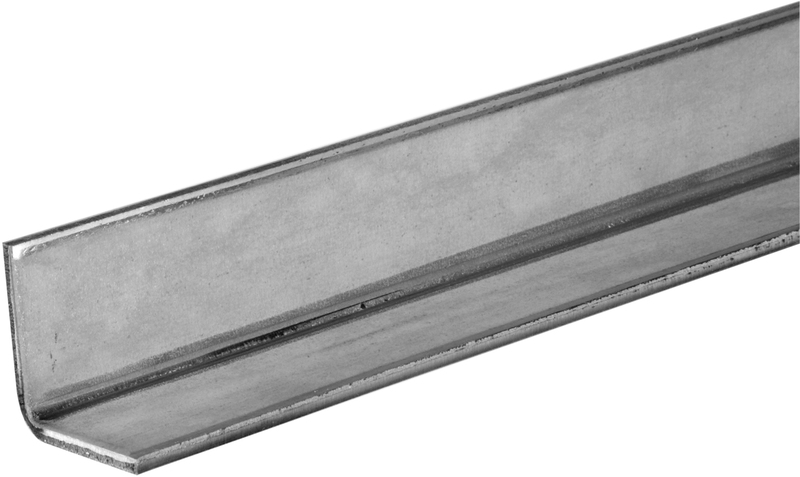 11127 1X48 In. Zinc Plated Steel Angle