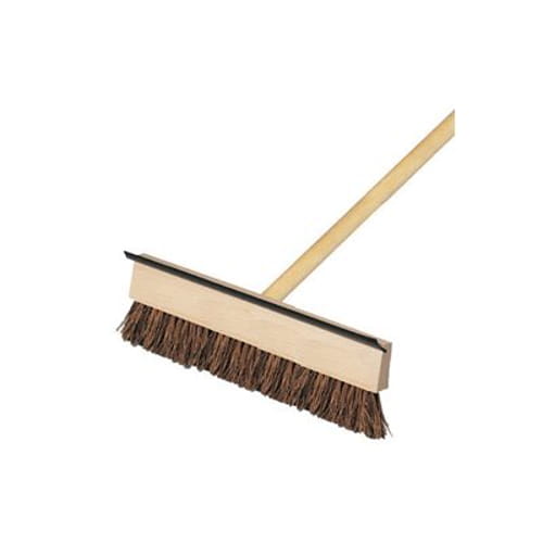 Top Coater/Squeegee - 18" With 5' Wood Handle