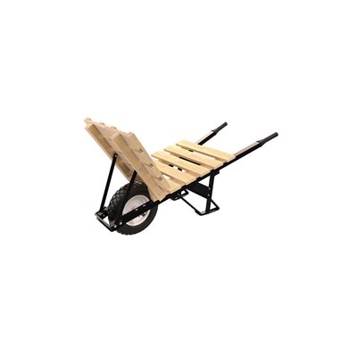 Brick & Tile Barrow - Single Flatfree Tire Steel Handle