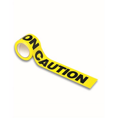 CAUTION TAPE - YELLOW 1000' x 3"