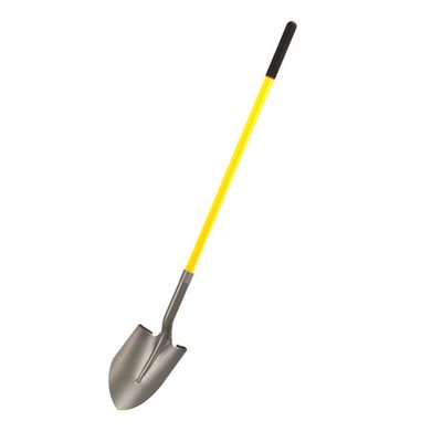 Closed Back Shovel - Round Point With 48" Fiberglass Handle