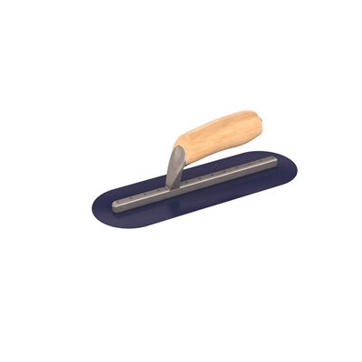 CONCRETE TROWEL - BS DBL ROUND 12" x 4"