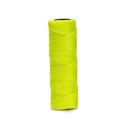 Ezc Twisted Neon Nylon Line - 500' Neon Yellow