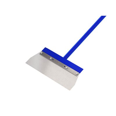 Floor Scraper - 17 1/2" Steel Square Cut Blade - 5' Steel Handle