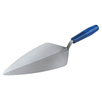 Narrow London Pro Stainless Steel Brick Trowel - 10 1/2" With Plastic Handle