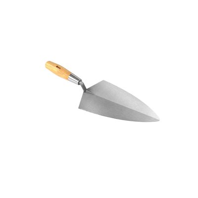 PHILADELPHIA PRO CARBON STEEL BRICK TROWEL - 10" WITH Wood HANDLE