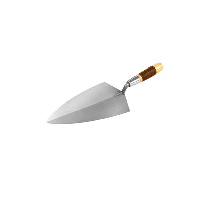 PHILADELPHIA PRO CARBON STEEL BRICK TROWEL - 11" WITH Leather HANDLE