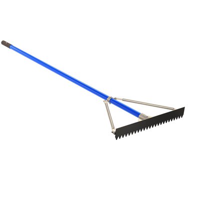 Sharp Tooth Lute Rake - 24" With 6' Handle