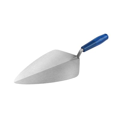 Wide London Pro Carbon Steel Brick Trowel - 10" With Plastic Handle