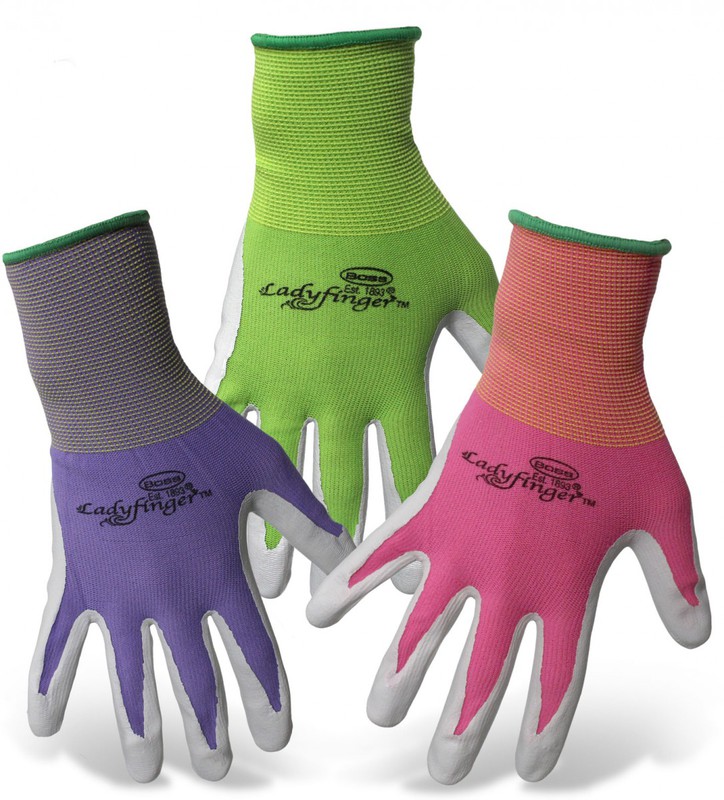 8438S Ladies Nitrile Palm Gloves