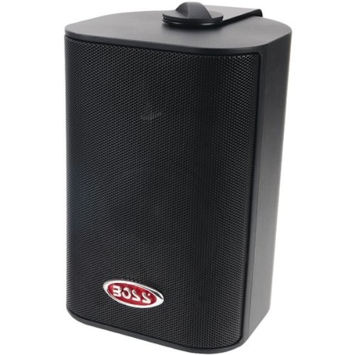 Boss Audio Marine 3-Way Box Speakers with 4" Woofer (Black)