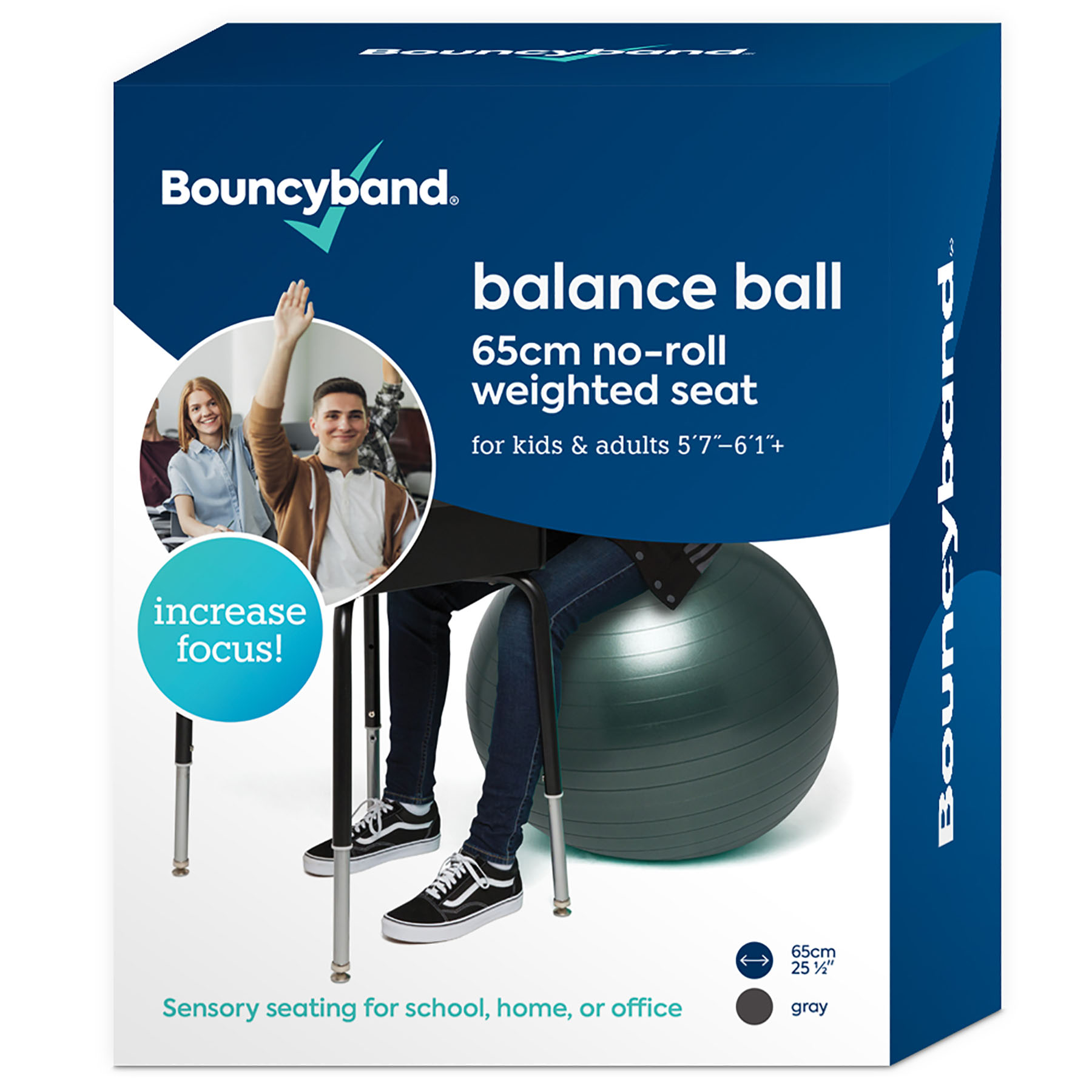 Balance Ball, 65cm, Dark Gray