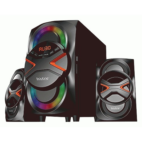 Boytone BT326F Black Bluetooth 2.1Home Speaker System 40Watts