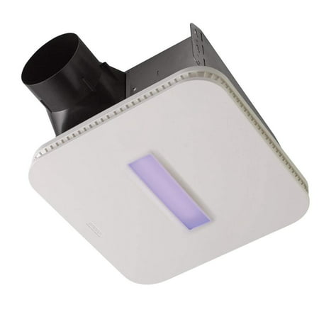 Broan NuTone Surface Shield Vital Vio Fan W/Led Light & Bacterial Light, 110 Cfm